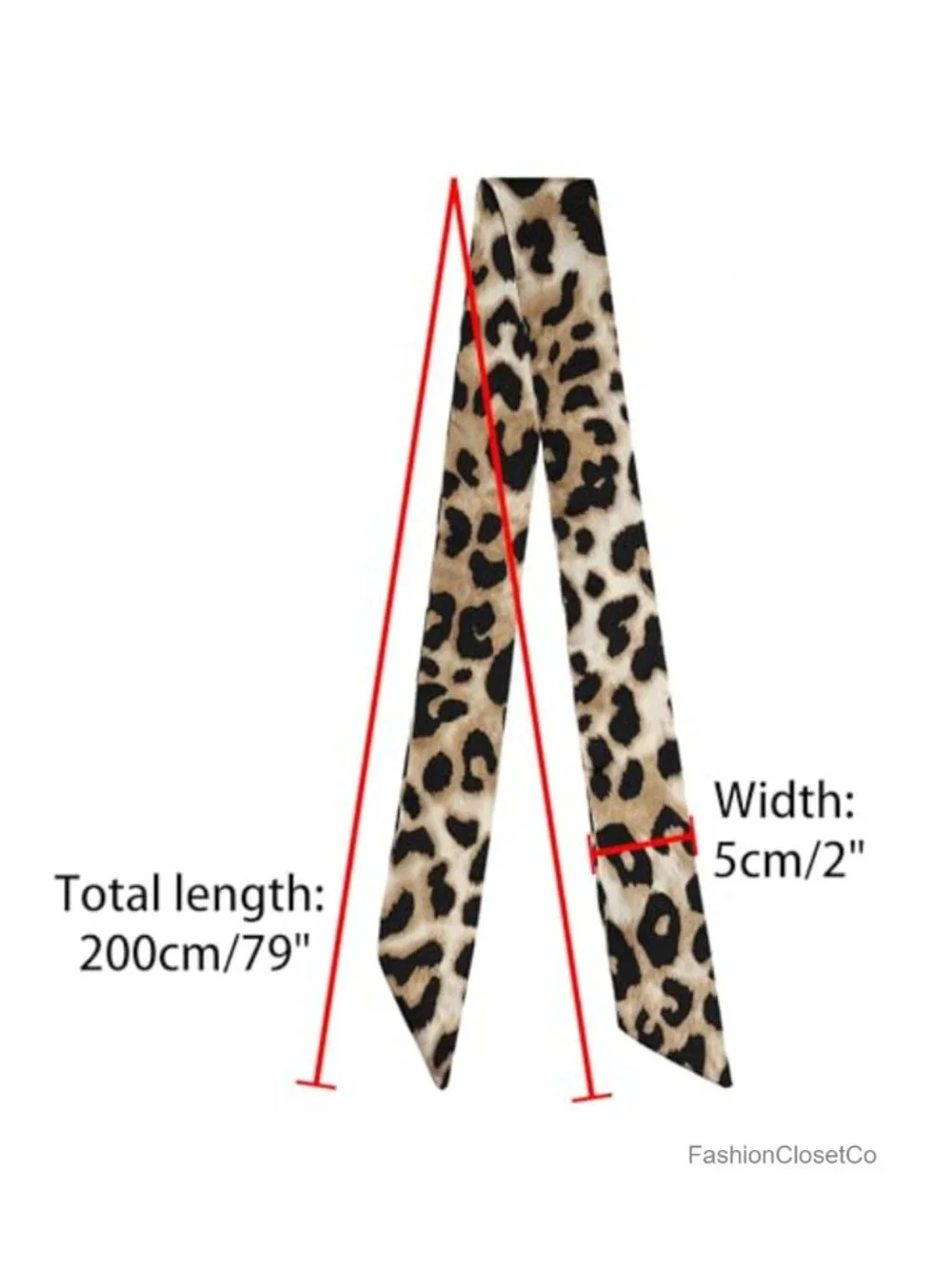 Polyester Skinny Scarf Long Neck Scarf Versatile Hairband Waistband Bag Handle